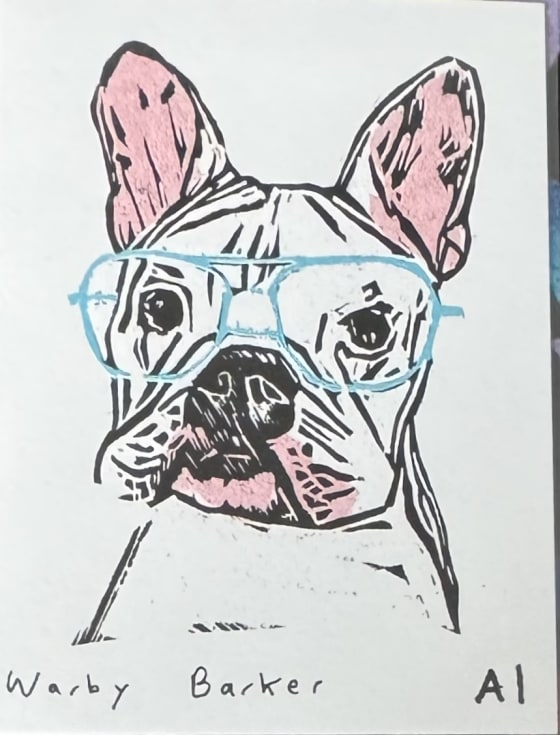 Bright Warby Barker, an Ana Inciardi mini print