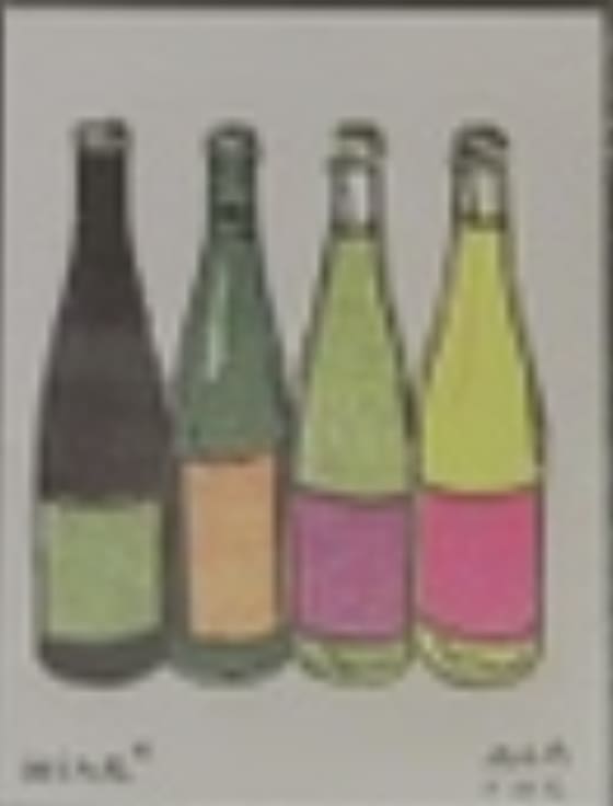 Oops Wine, an Ana Inciardi mini print