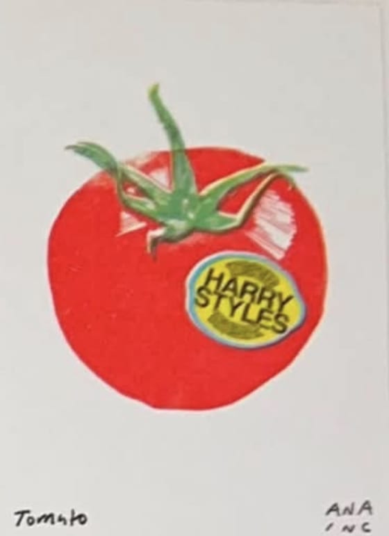 Harry Tomato, an Ana Inciardi mini print
