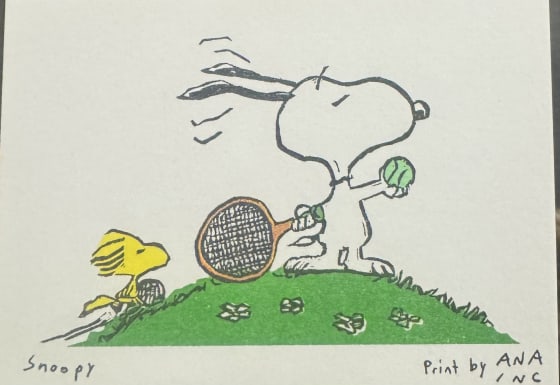 Snoopy (serve), an Ana Inciardi mini print
