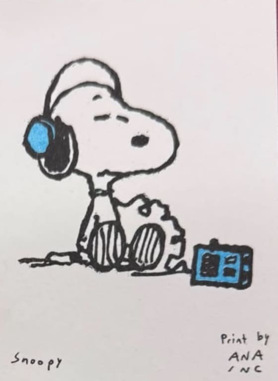 Snoopy (headphones), an Ana Inciardi mini print
