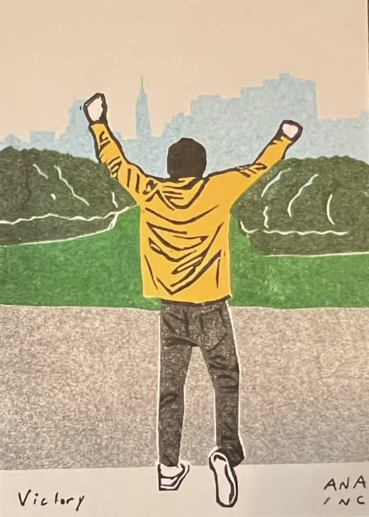Victory, an Ana Inciardi mini print