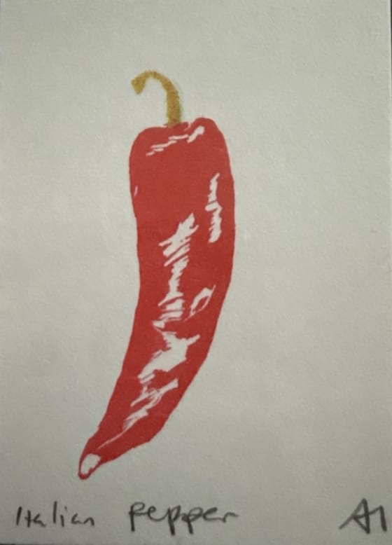 Italian Pepper, an Ana Inciardi mini print
