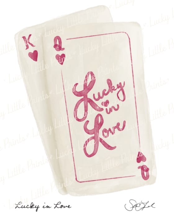 Lucky in Love, a Lucky Little Prints mini print