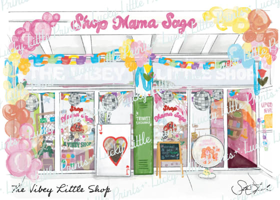 Shop Mama Sage, a Lucky Little Prints mini print