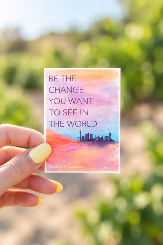 The Way Foundation, a Lucky Little Prints mini print