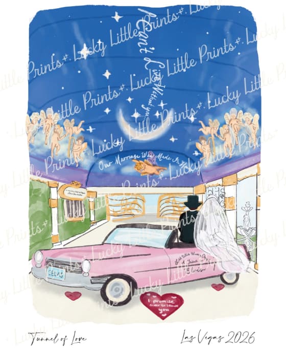 Tunnel of Love, a Lucky Little Prints mini print