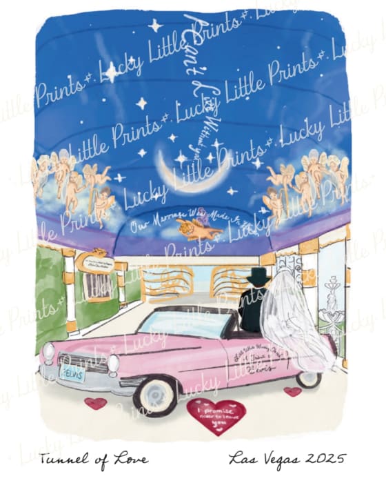 Tunnel of Love (2025), a Lucky Little Prints mini print