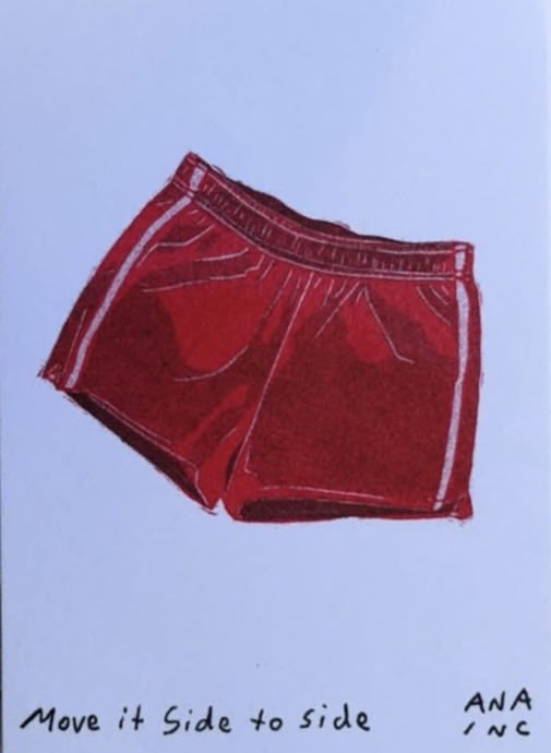 Move it Side to Side, an Ana Inciardi mini print