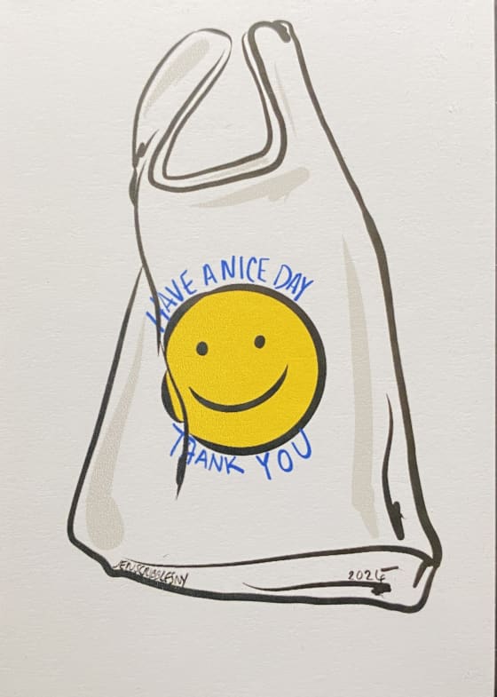 Have a Nice Day, a Jen Scribbles mini print