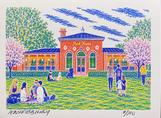 McCarren Park, a Jen Scribbles mini print