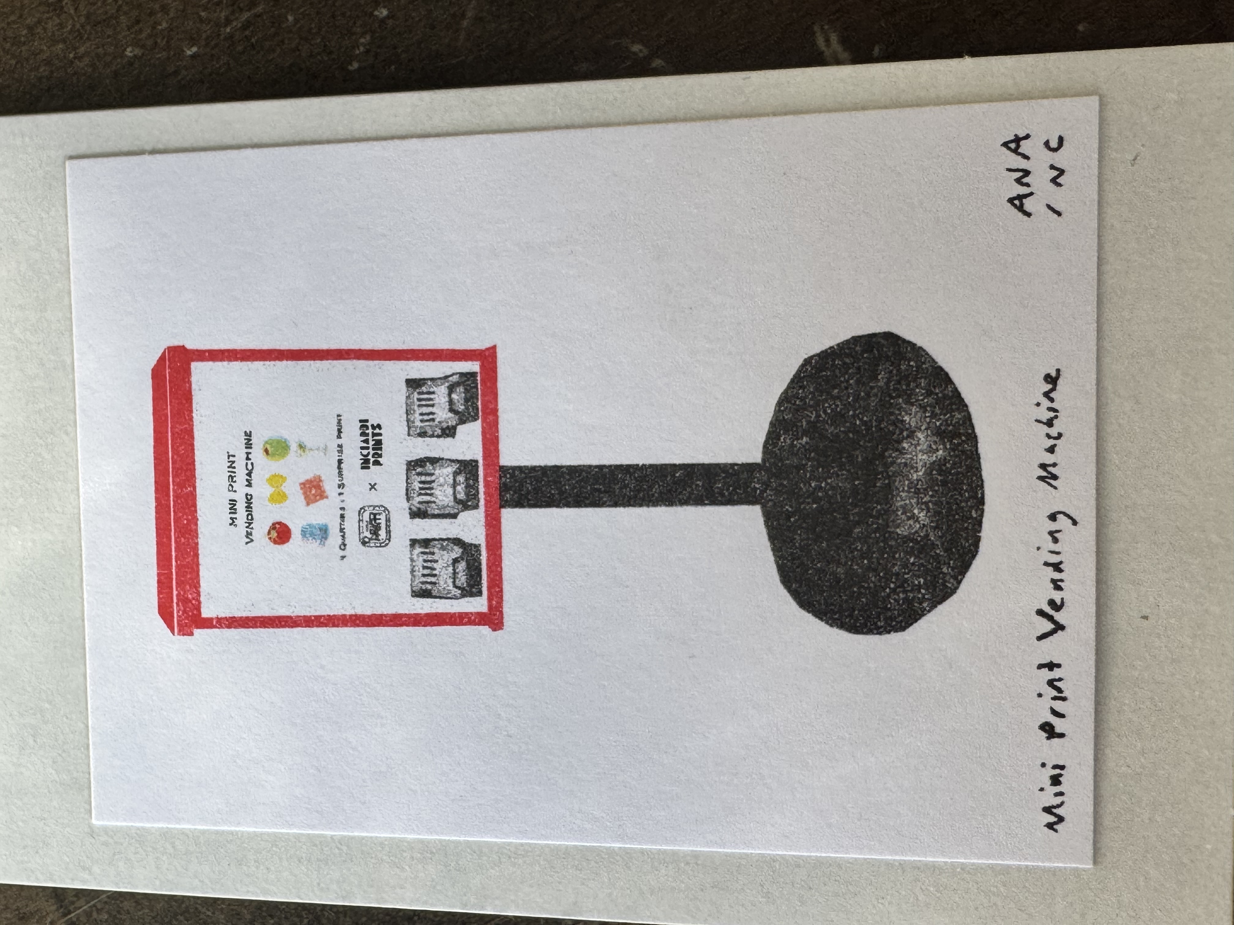 Mini Print Vending Machine
