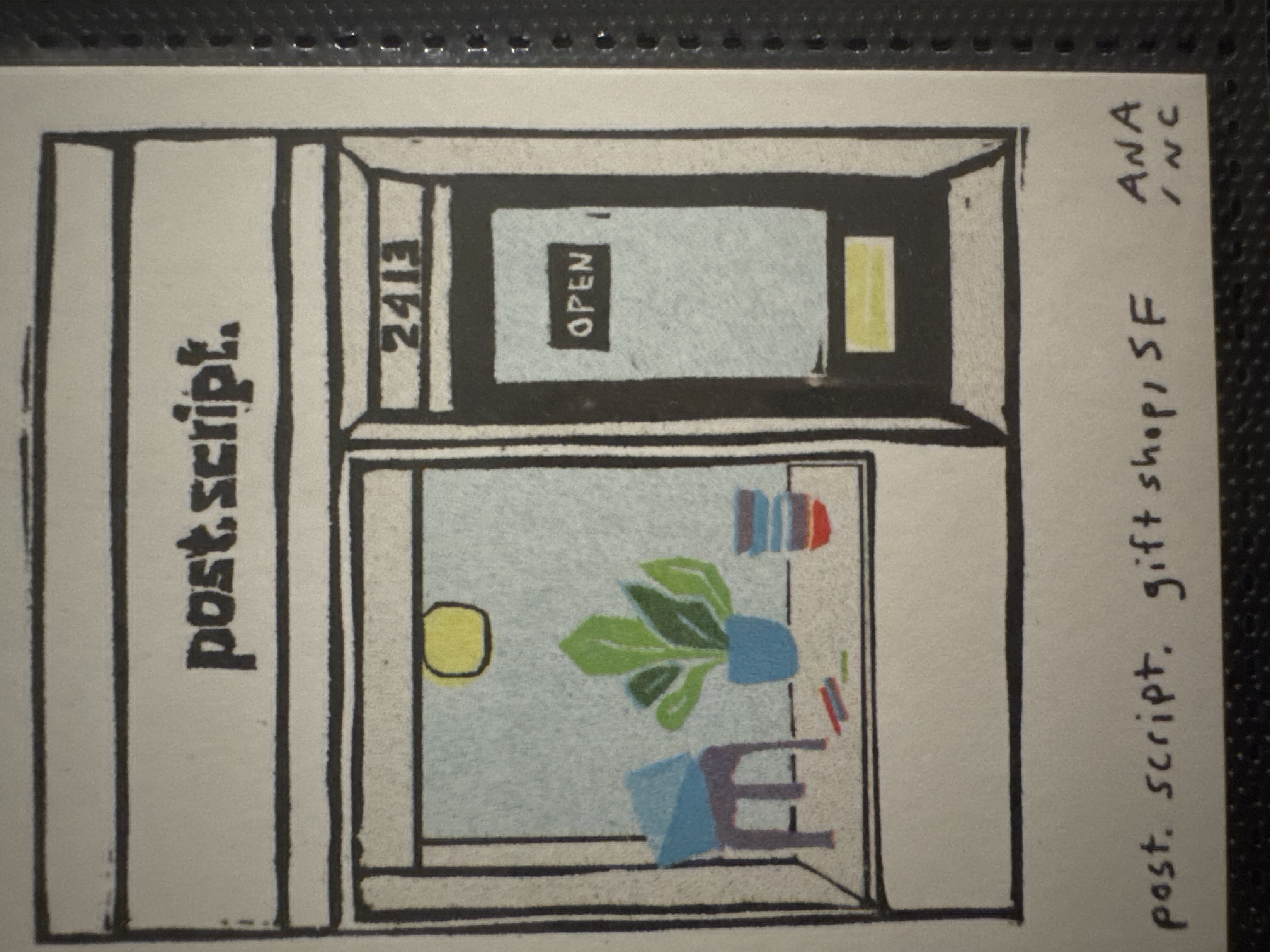 post.script. Gift Shop