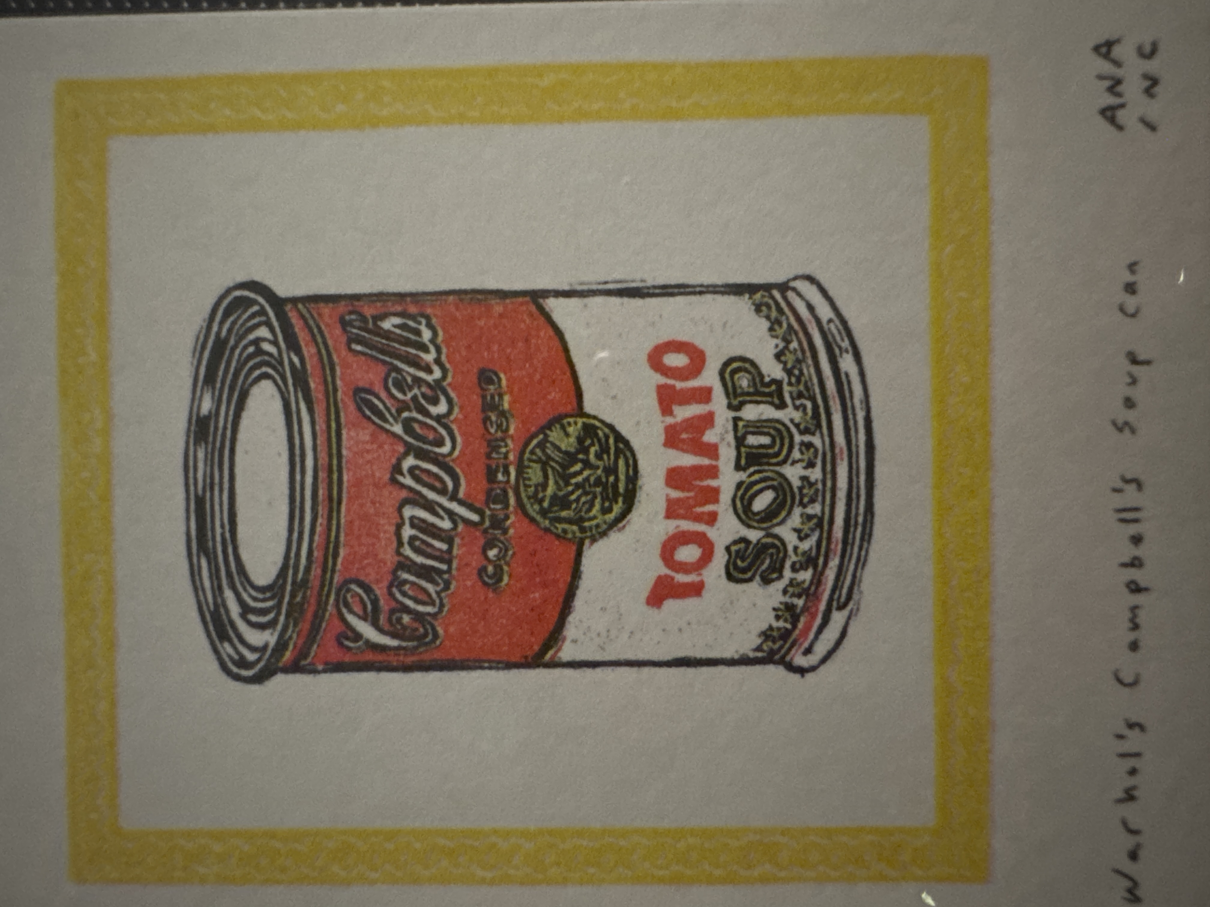 Warhol's Campbell's Soup Can