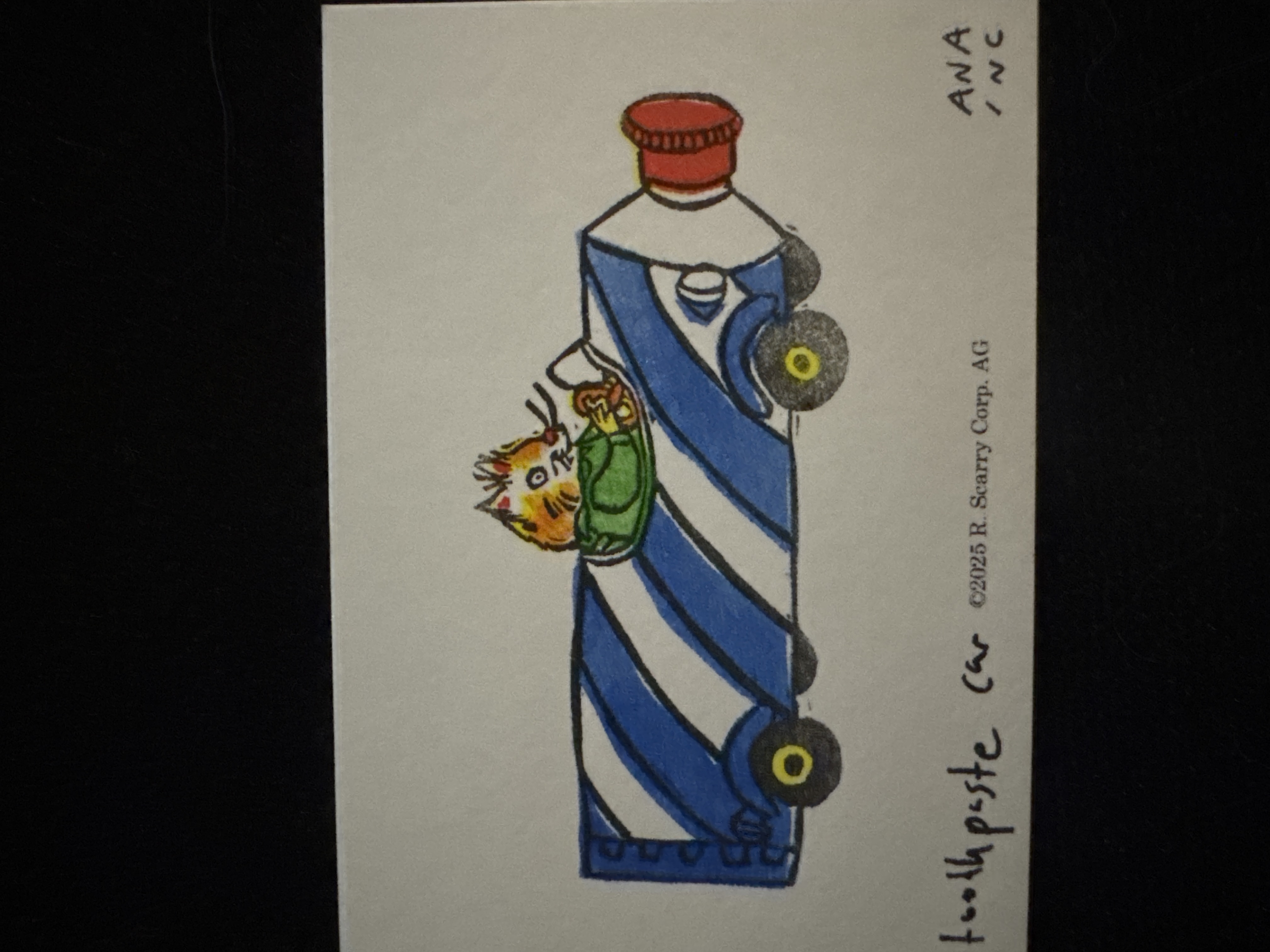 Toothpaste Car