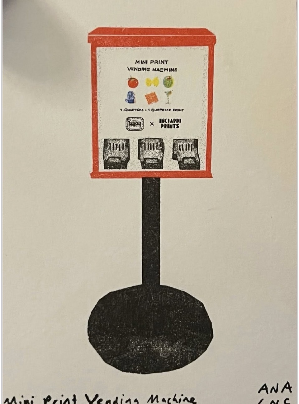 Mini Print Vending Machine