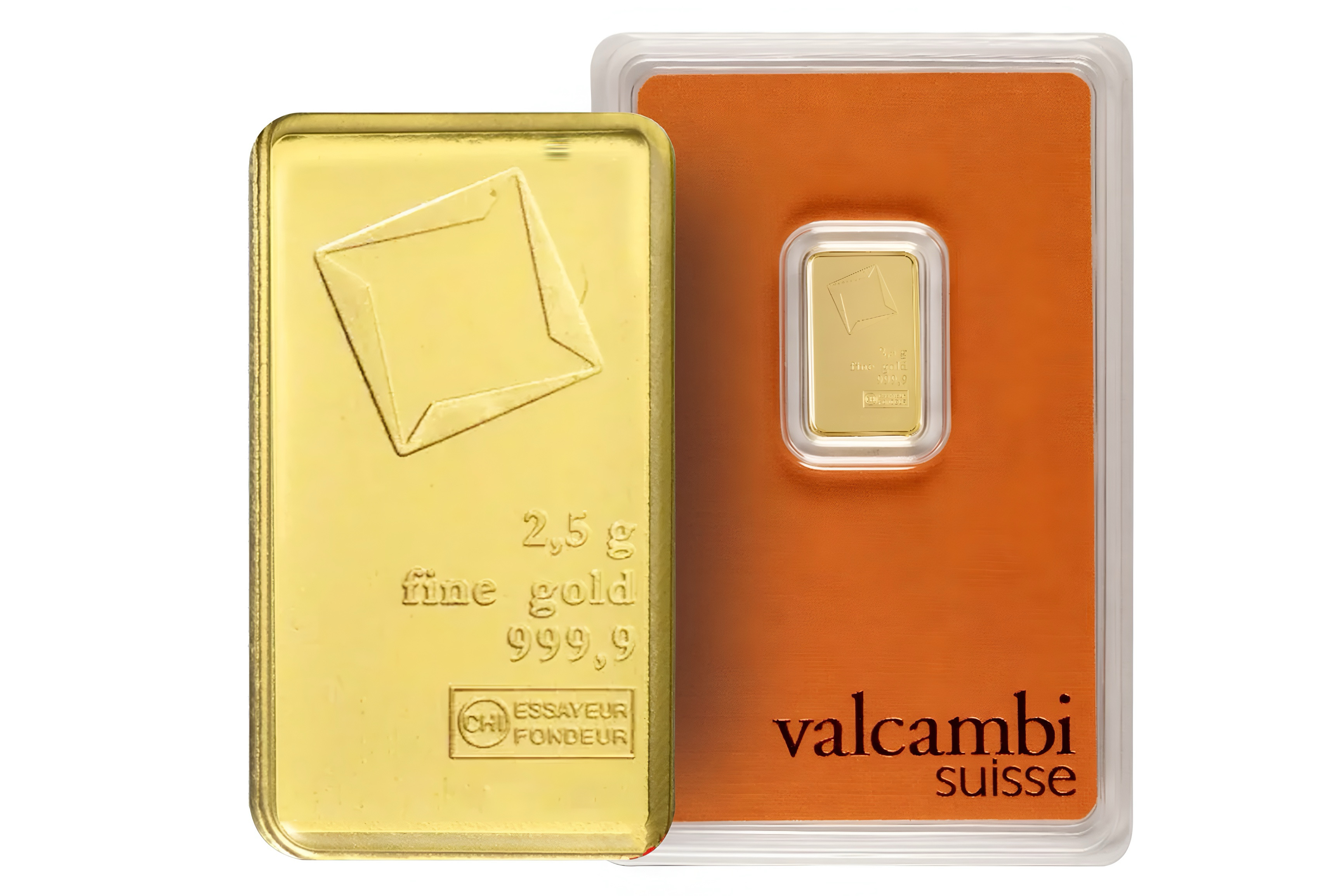 2.5g Gold Bar Valcambi