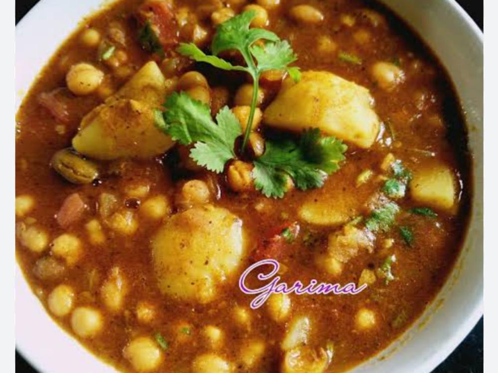 Aloo Chole ki Sabzi Special Thali
