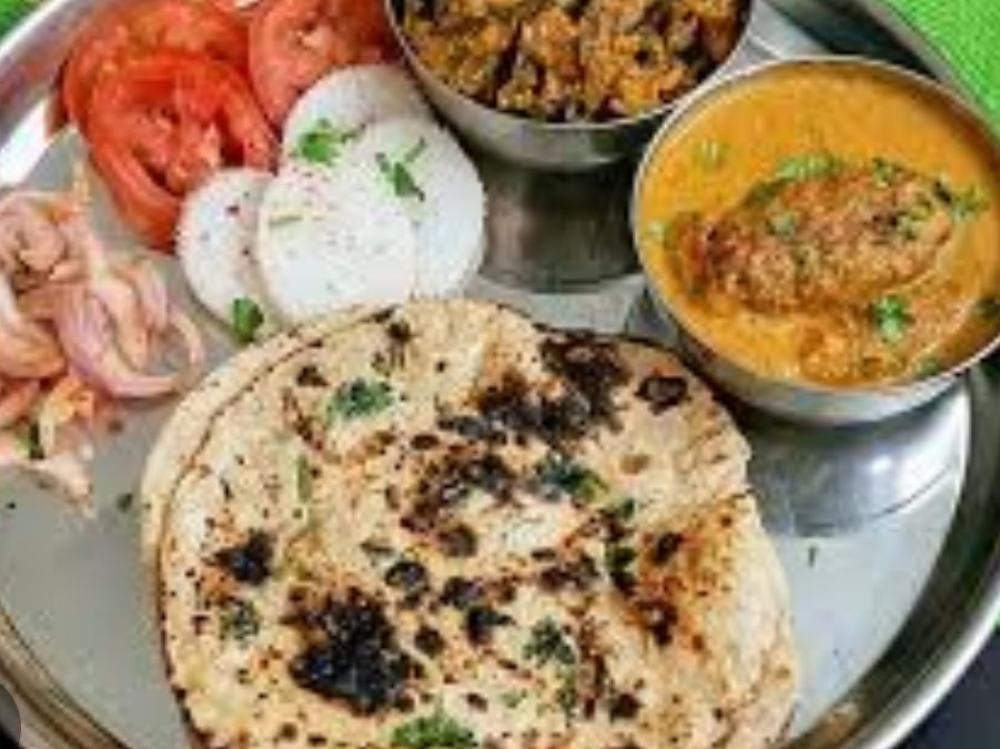 Kofte + Bhindi ki Sbji + Dahi + Four Roti + Basmti Rice