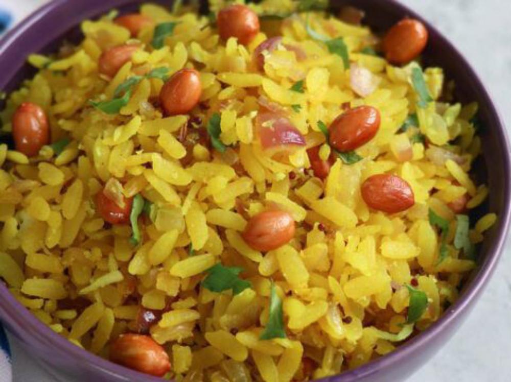 Poha with Peanuts