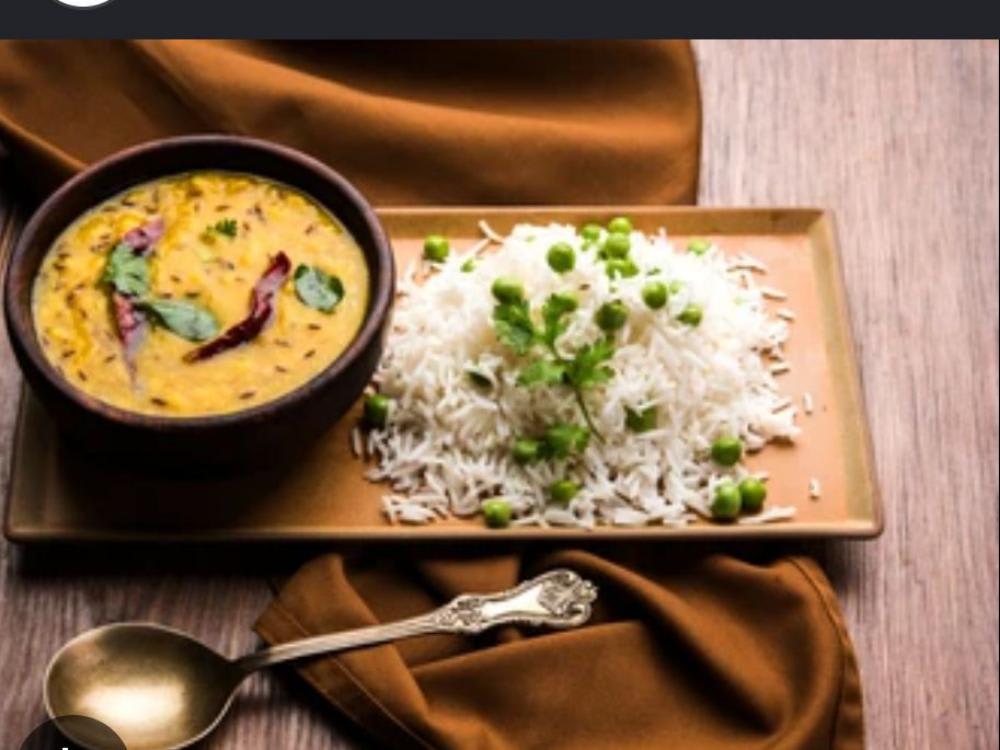 Daal Rice Two Roti Salad Achar