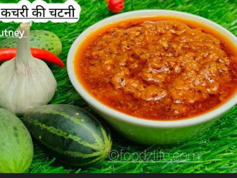 Kachri ki Chatni Four Roti