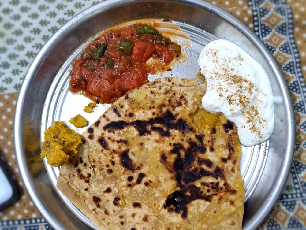 Aloo chutney, 4 simple prathe