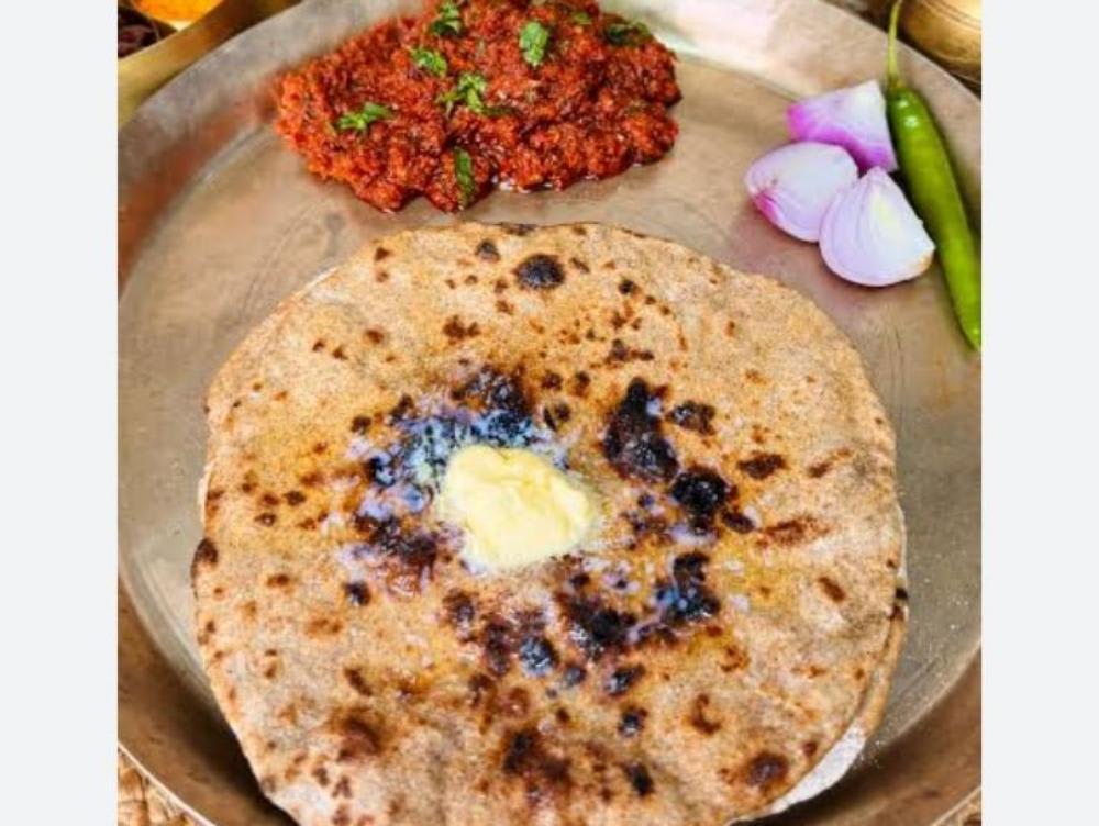 Lahsun chatni aur roti