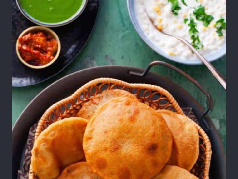 Kachori rayta or achar
