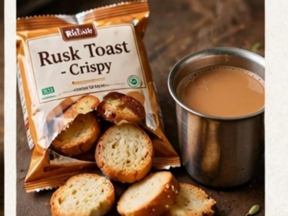 Rusk and chai adrak wale