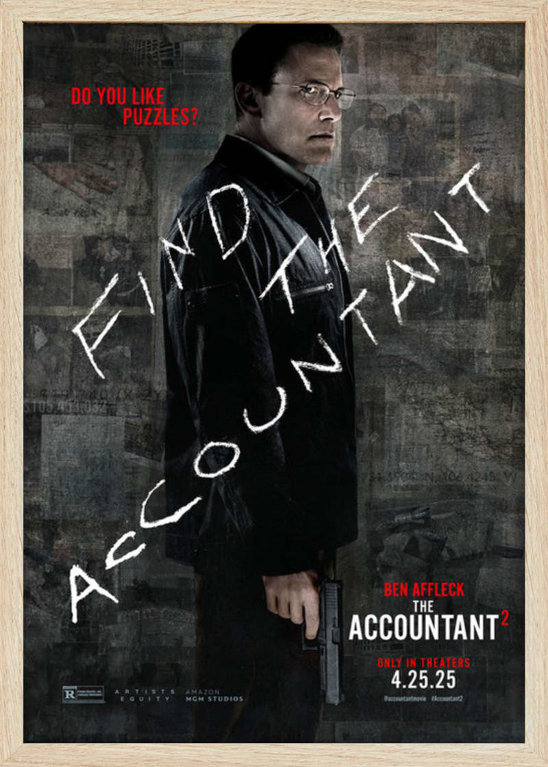 Accountant 2 (2025) Framed Movie Poster Print