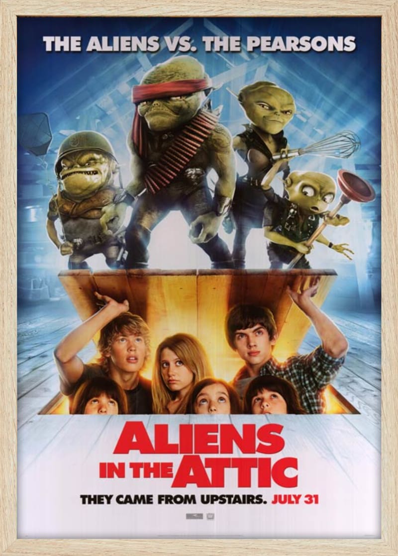 Aliens in the Attic (2009) Framed Movie Poster Print