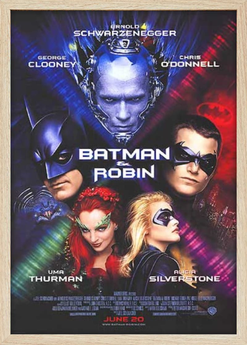 Batman and Robin (1997) Framed Movie Poster Print