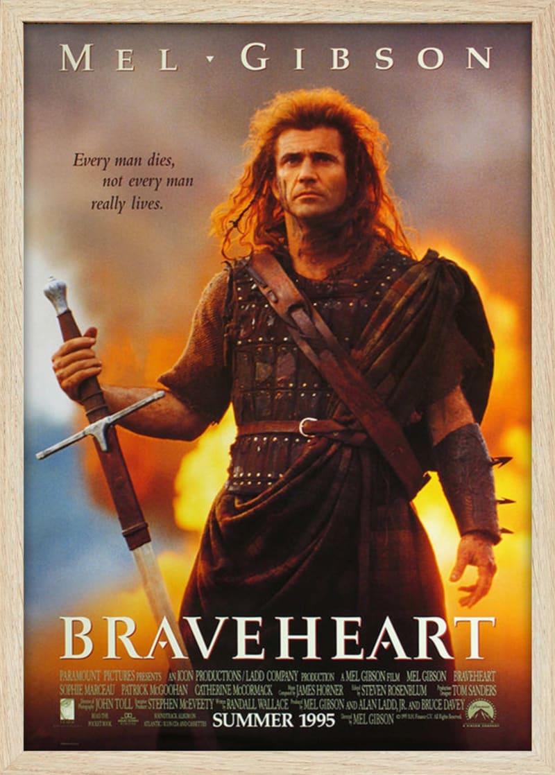 Braveheart (1995) Framed Movie Poster Print