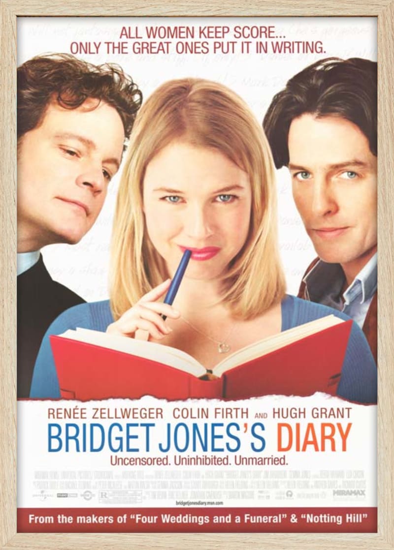 Bridget Jones's Diary (2001) Framed Movie Poster Print