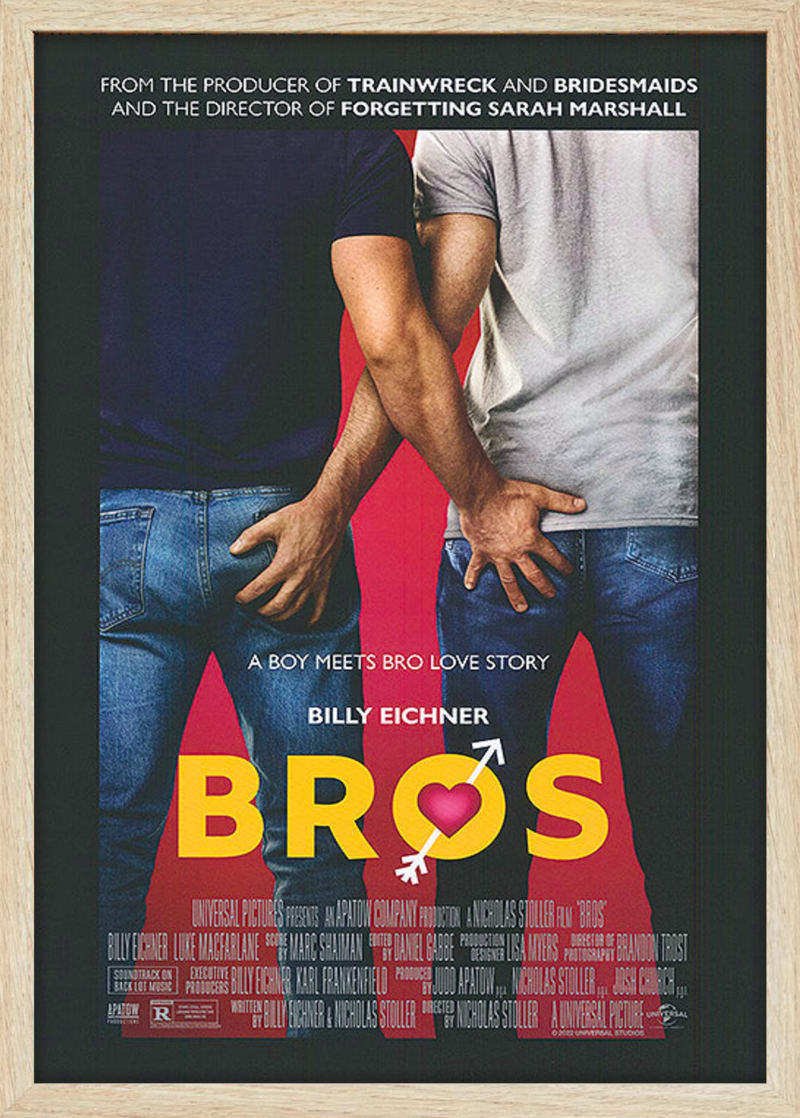 Bros (2022) Framed Movie Poster Print