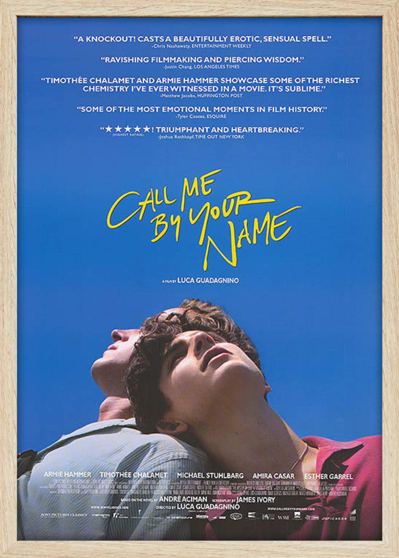 Call Me by Your Name (2017) Framed Movie Poster Print
