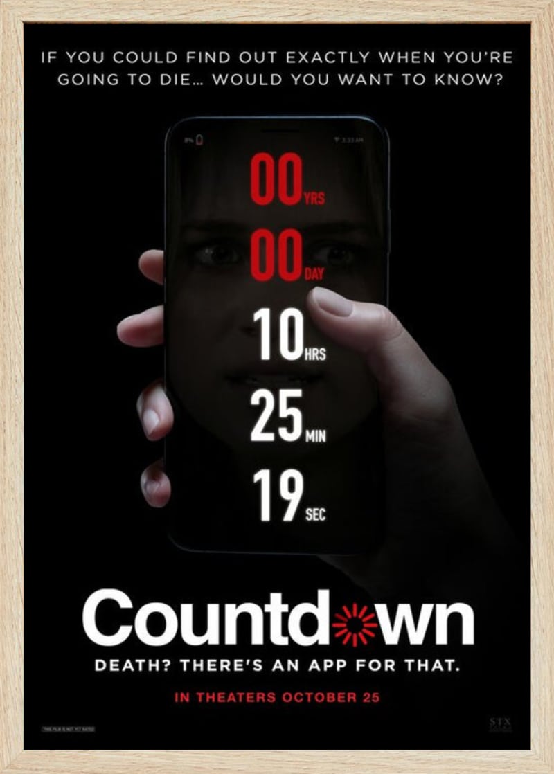 Countdown (2019) Framed Movie Poster Print