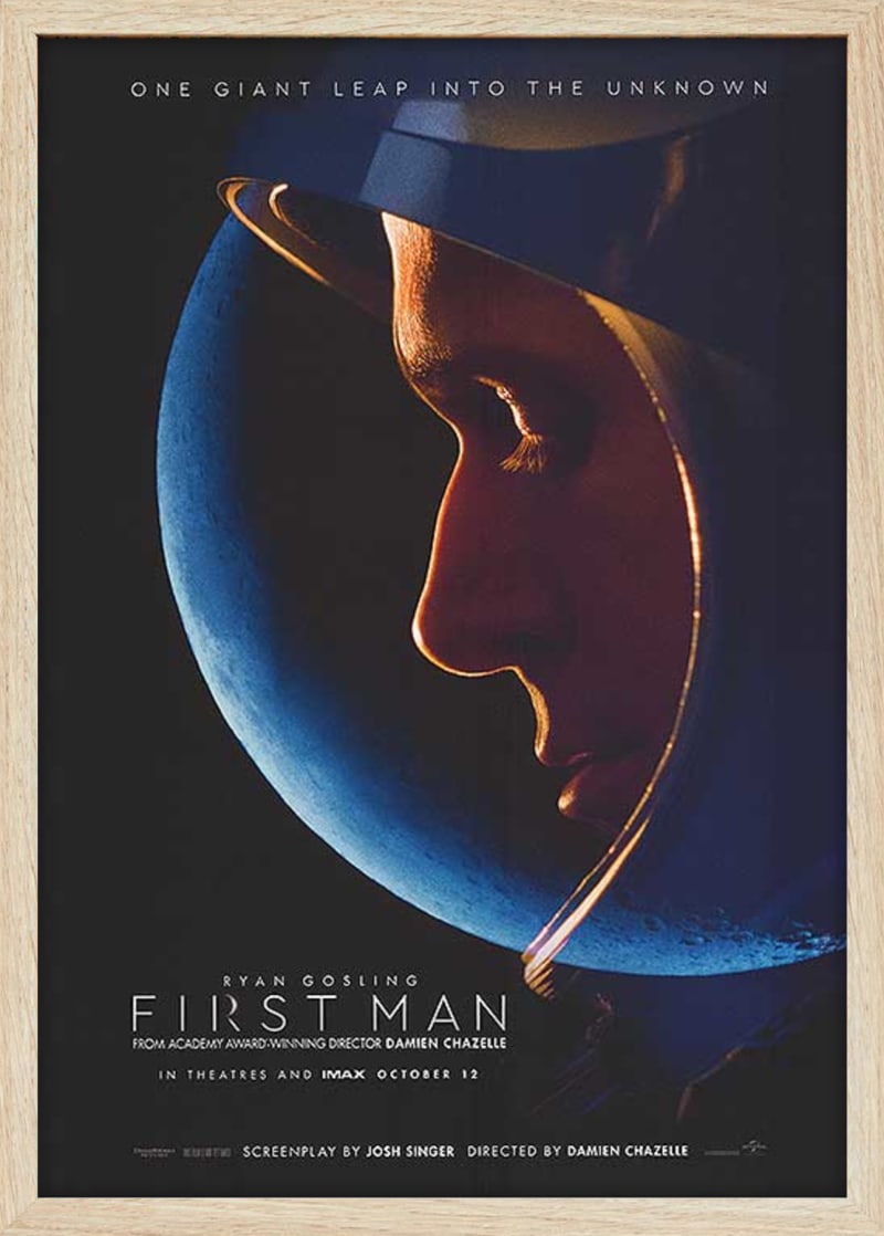 First Man (2018) Framed Movie Poster Print