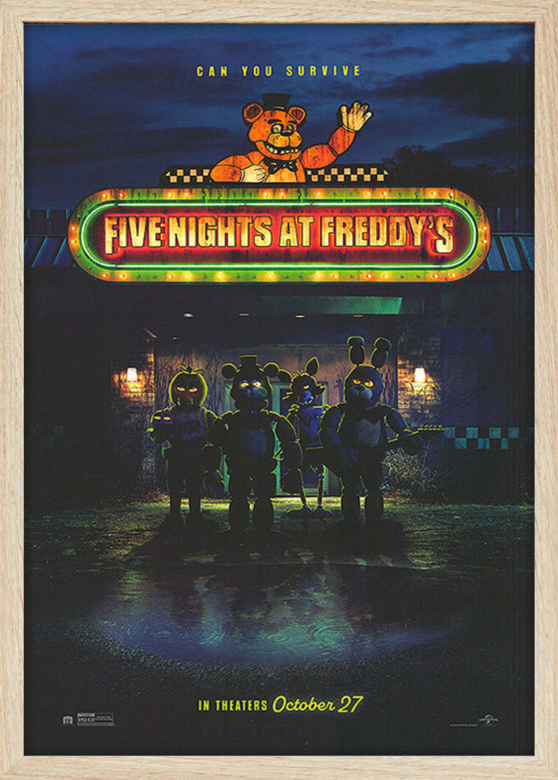 Five Nights at Freddy's (2023) Framed Movie Poster Print