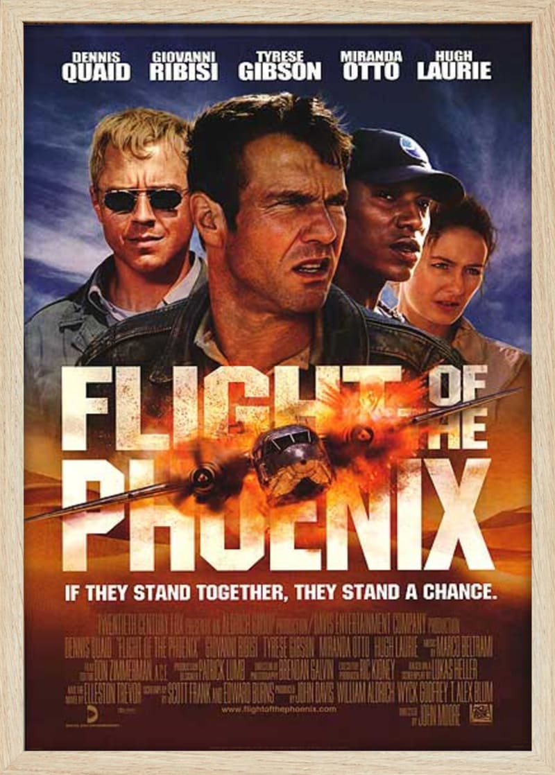 Flight Of The Phoenix (2004) Framed Movie Poster Print