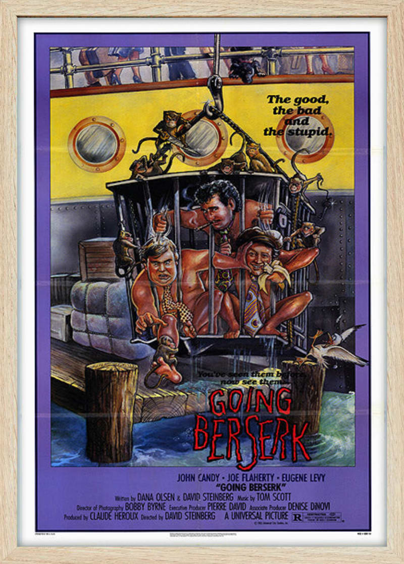 Going Berserk (1983) Framed Movie Poster Print