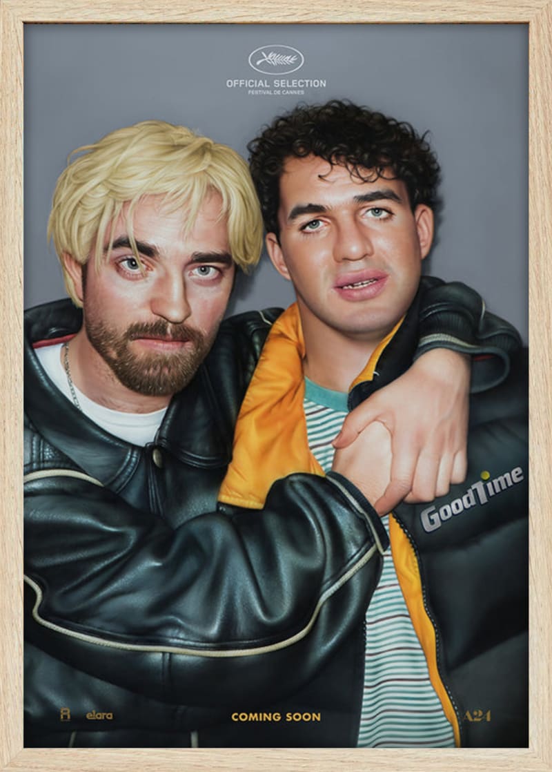 Good Time (2017) Framed Movie Poster Print