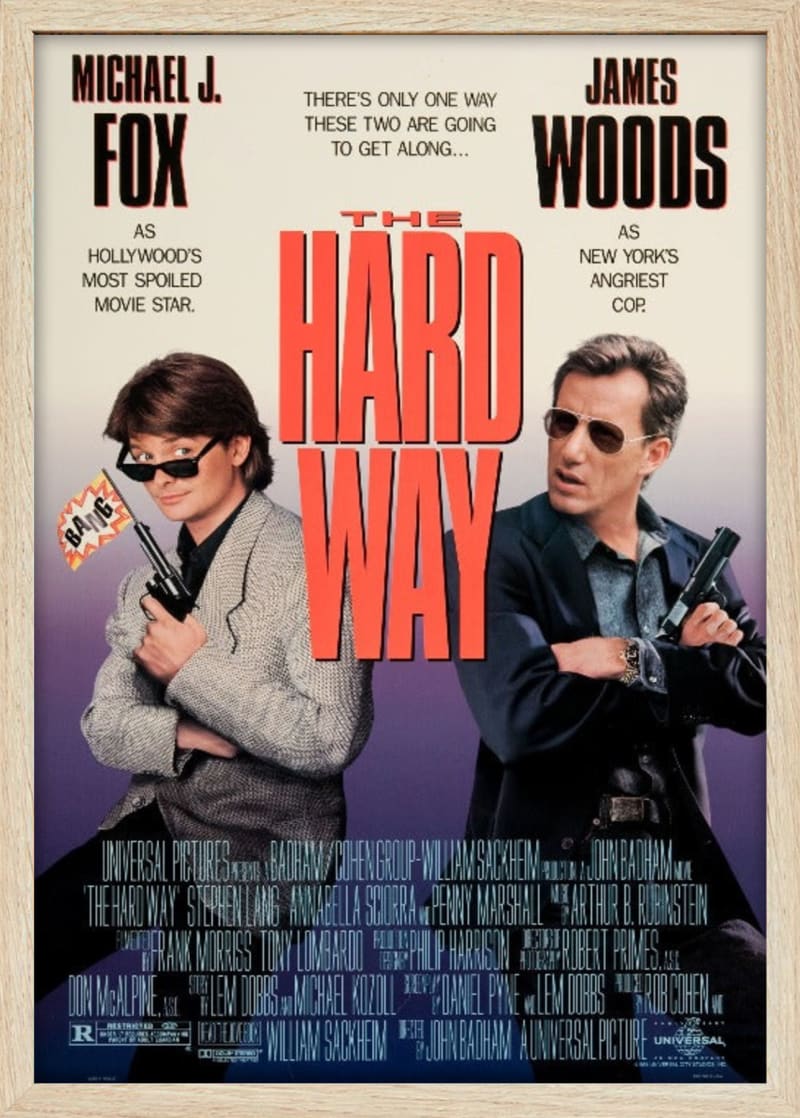Hard Way (1991) Framed Movie Poster Print