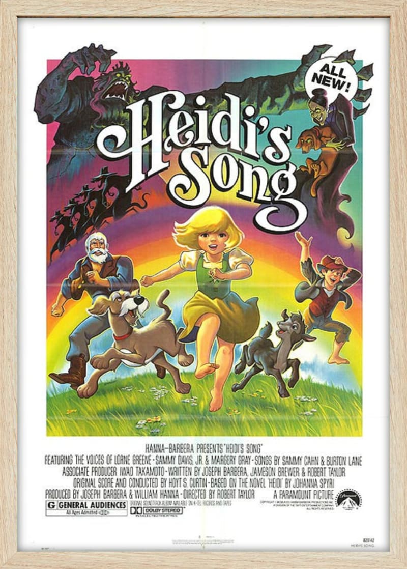 Heidi's Song (1982) Framed Movie Poster Print