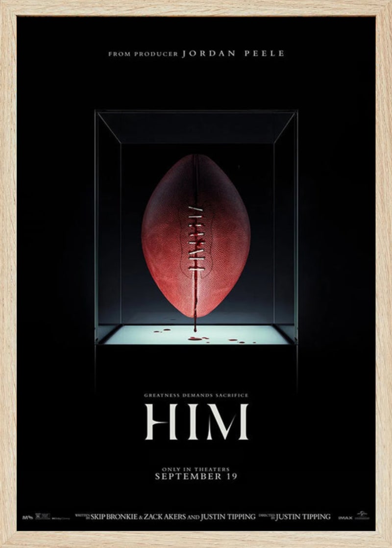 Him (2025) Framed Movie Poster Print