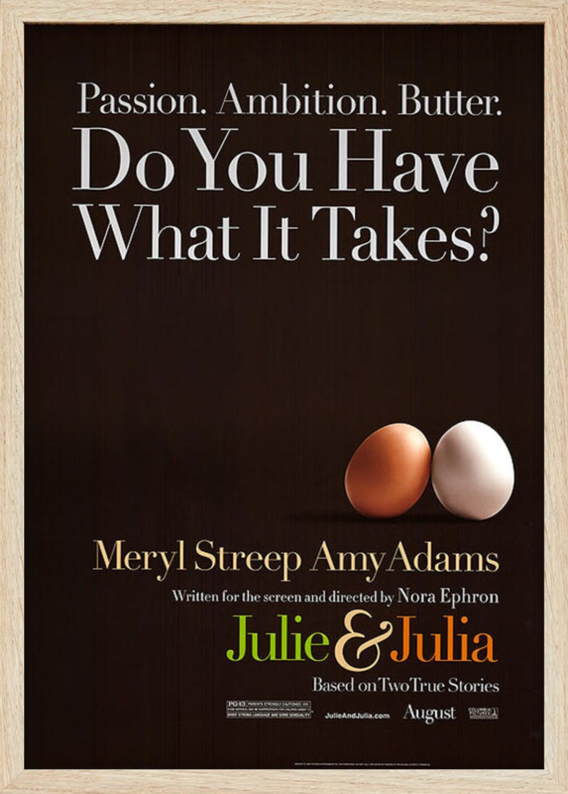Julie and Julia (2009) Framed Movie Poster Print