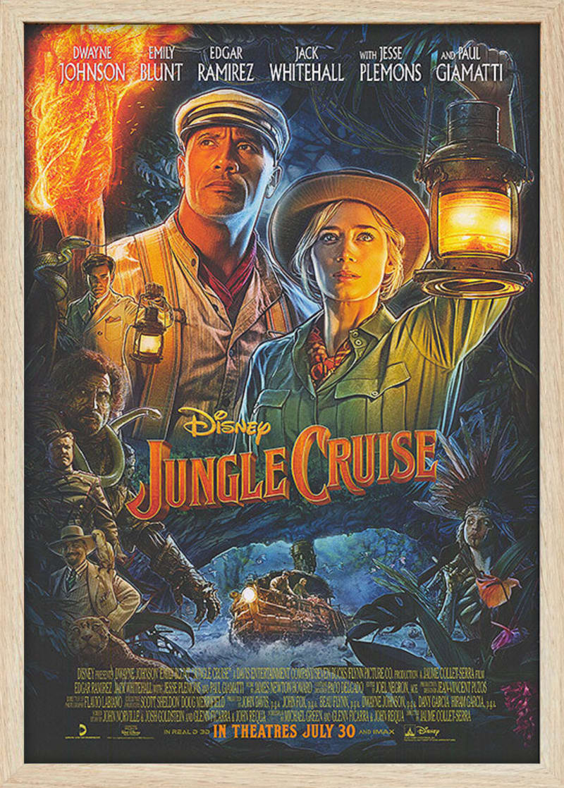 Jungle Cruise (2021) Framed Movie Poster Print