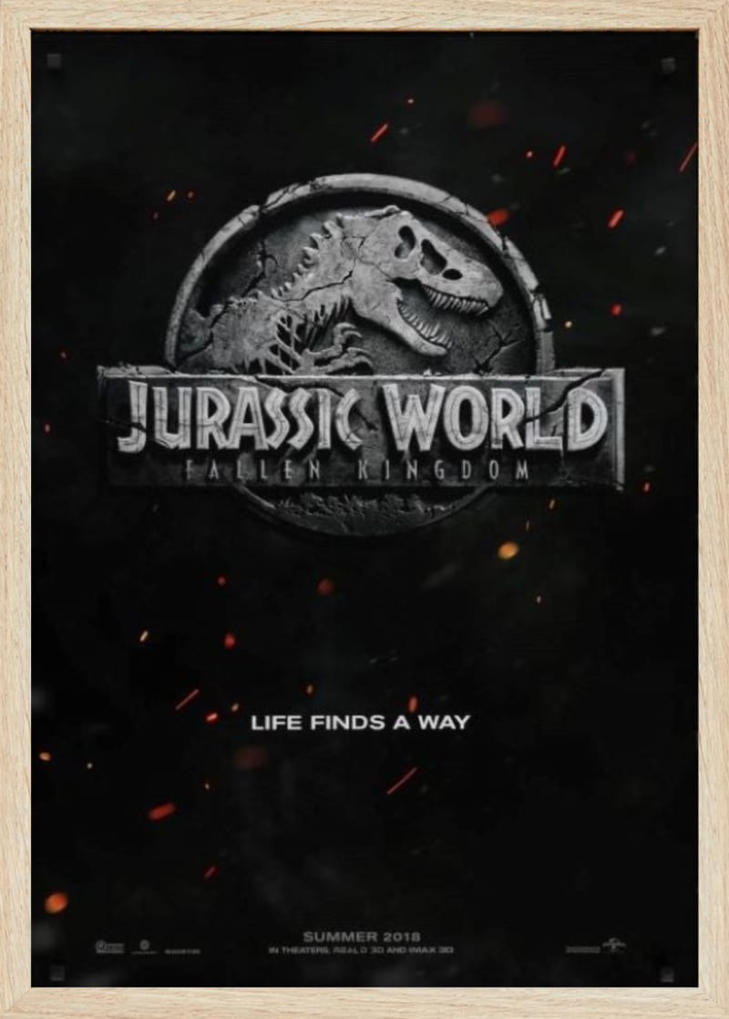 Jurassic World: Fallen Kingdom (2018) Framed Movie Poster Print