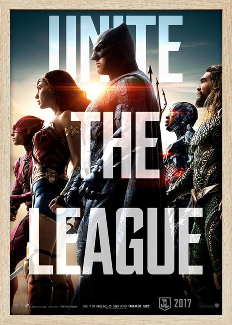Justice League (2017) Framed Movie Poster Print